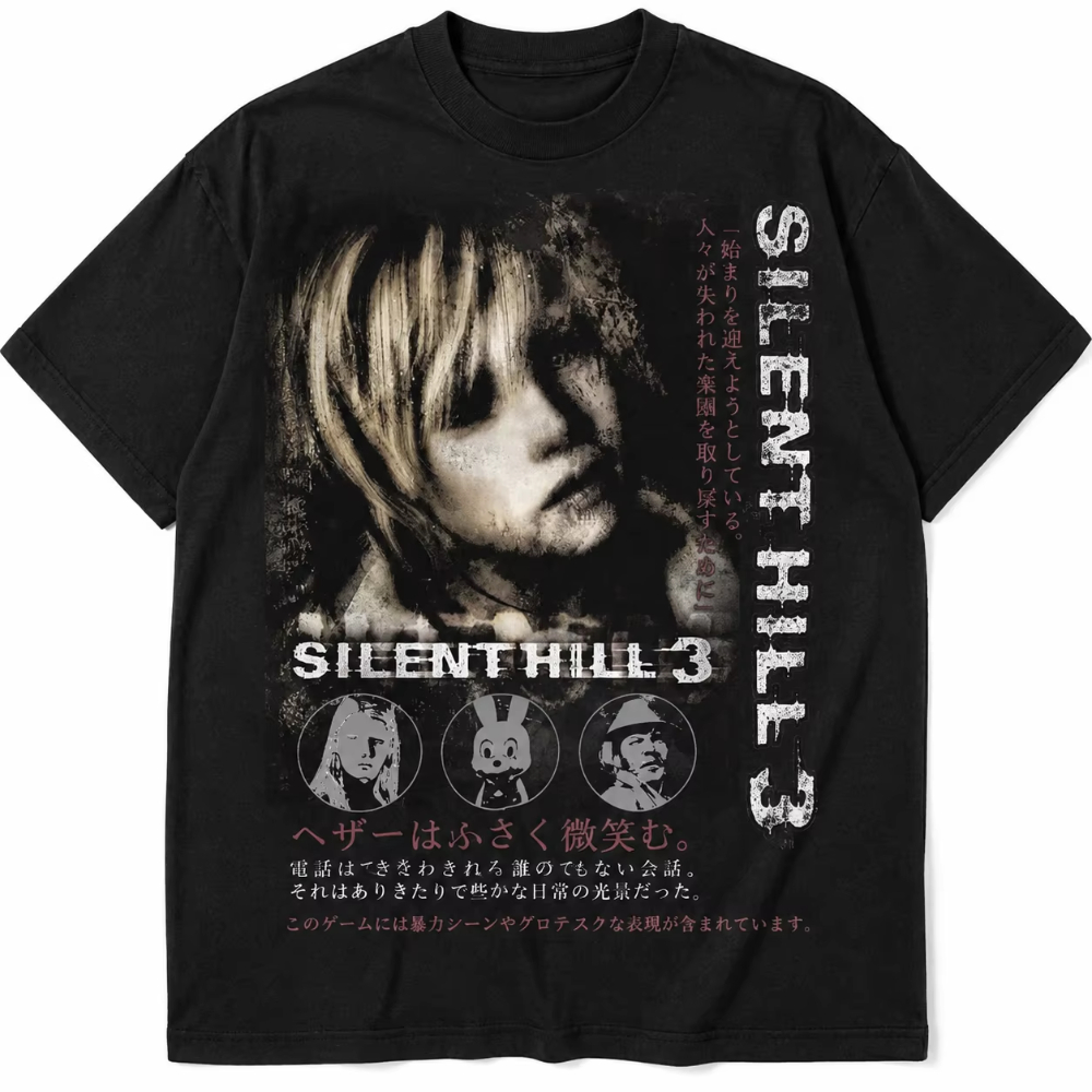 2026 Silent Hill 3 Men Women T - Retro Gaming T Shirt 评论和价格
