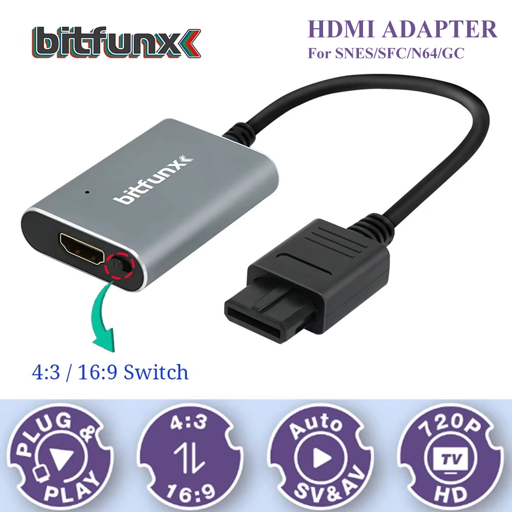 Bitfunx 720P Svideo / AV To HD - Retro Gaming Kiosk 评论和价格
