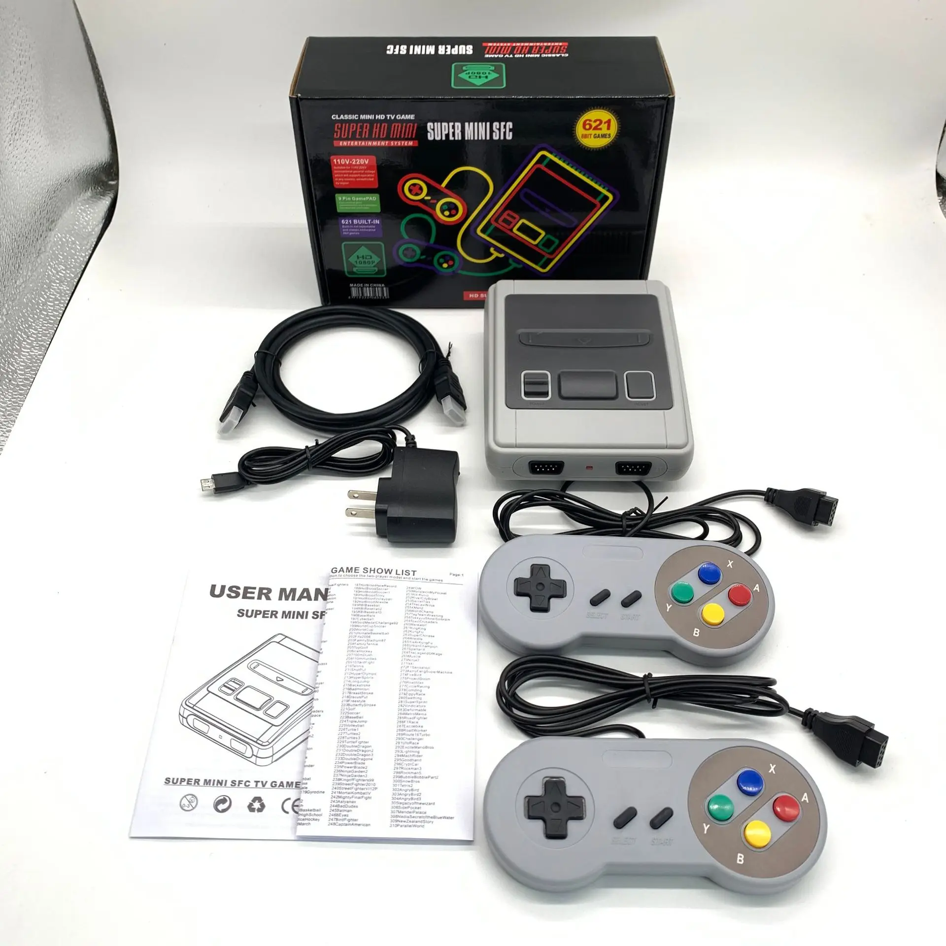 SFC621 4K HDMI Mini Retro SNES - Retro Gaming Kiosk 评论和价格