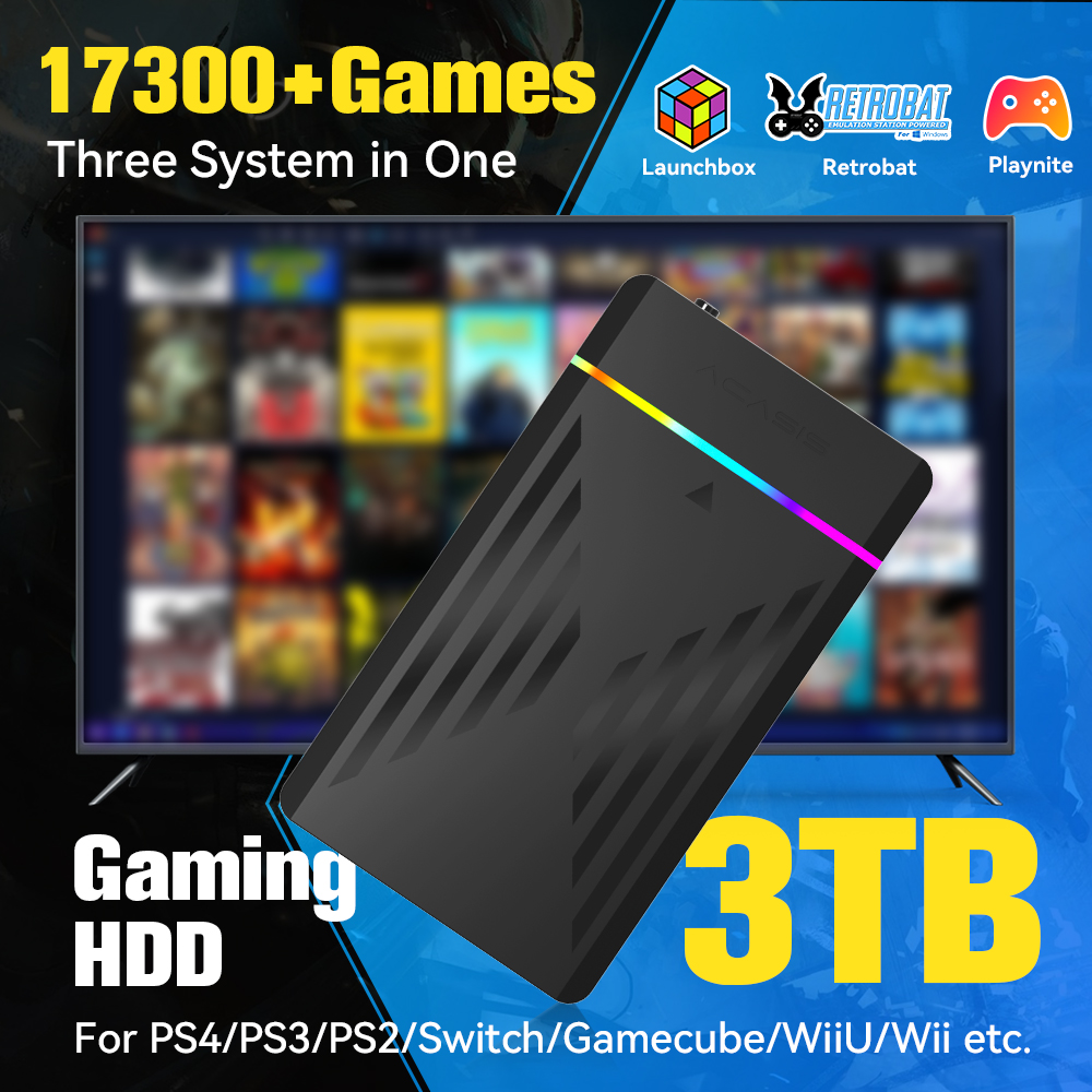 3TB Portable Gaming HDD Launch - Retro Gaming Kiosk 评论和价格